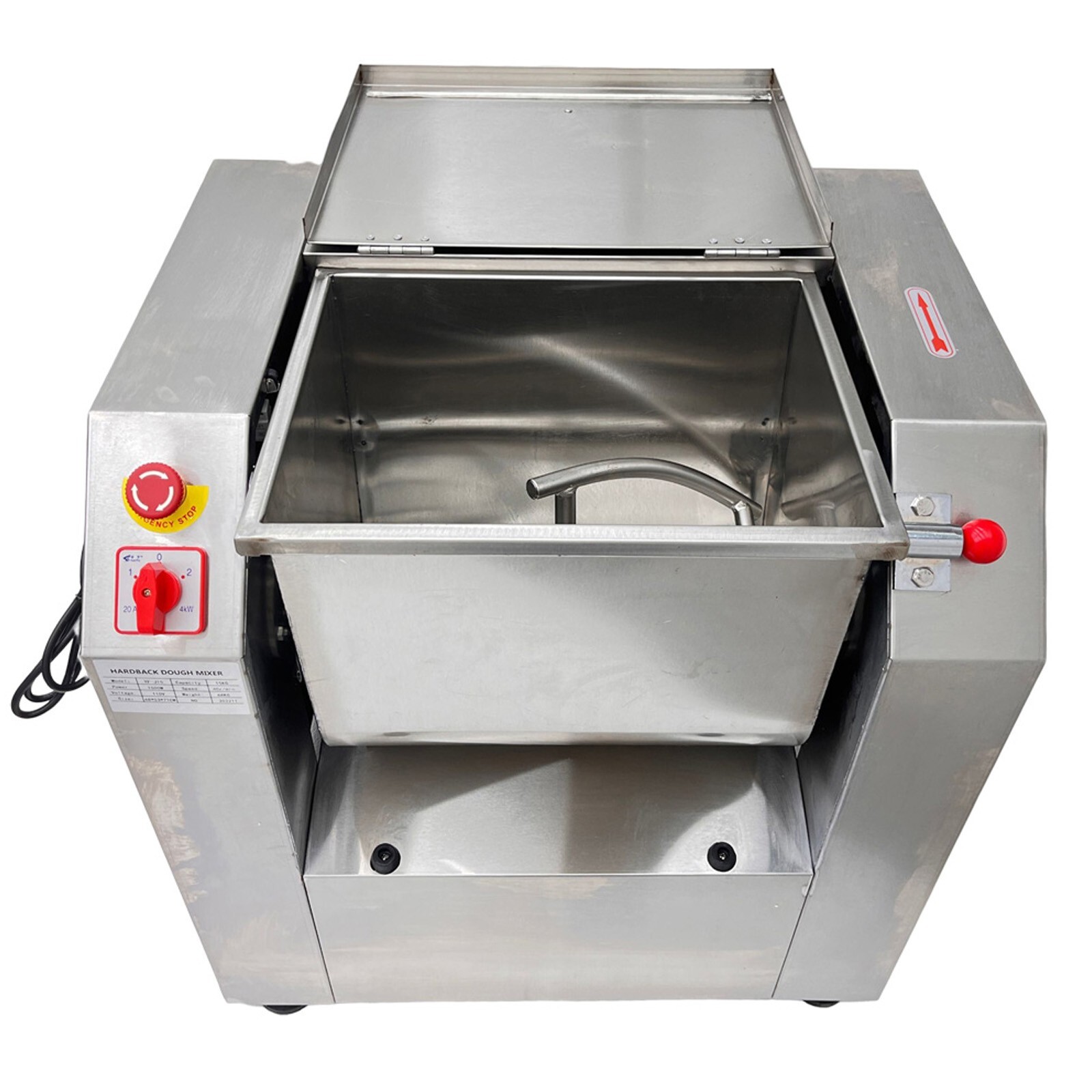 25KG Commercial 110V Electric Dough Mixer Upgrade 50QT Dough Kneading Machine