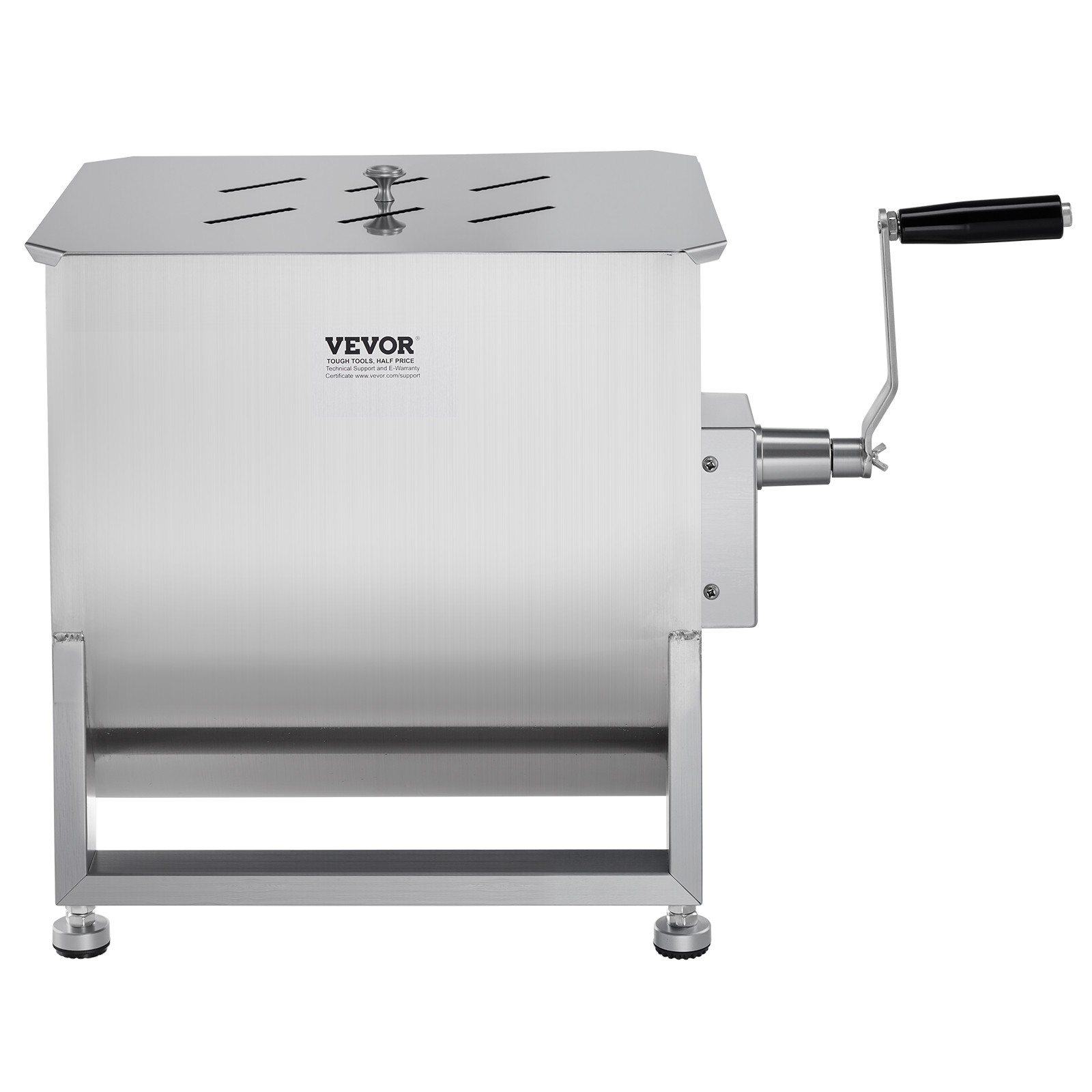 VEVOR Manual Meat Mixer 40L Fixed Tank Mixing Max 60LB for Meat Sausage Mixer