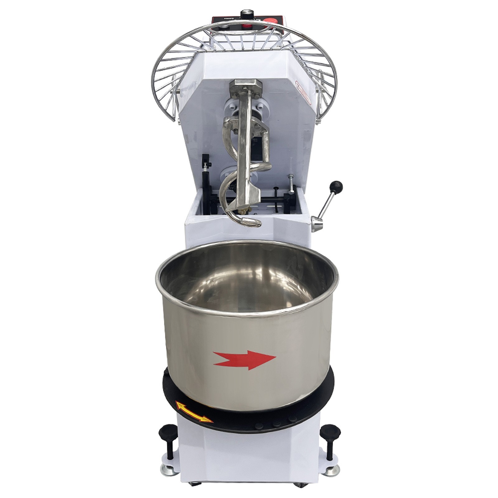 110V 20L Food Mixer Spiral Dough Mixer Flour Mixing Machine w/ Detachable Bucket