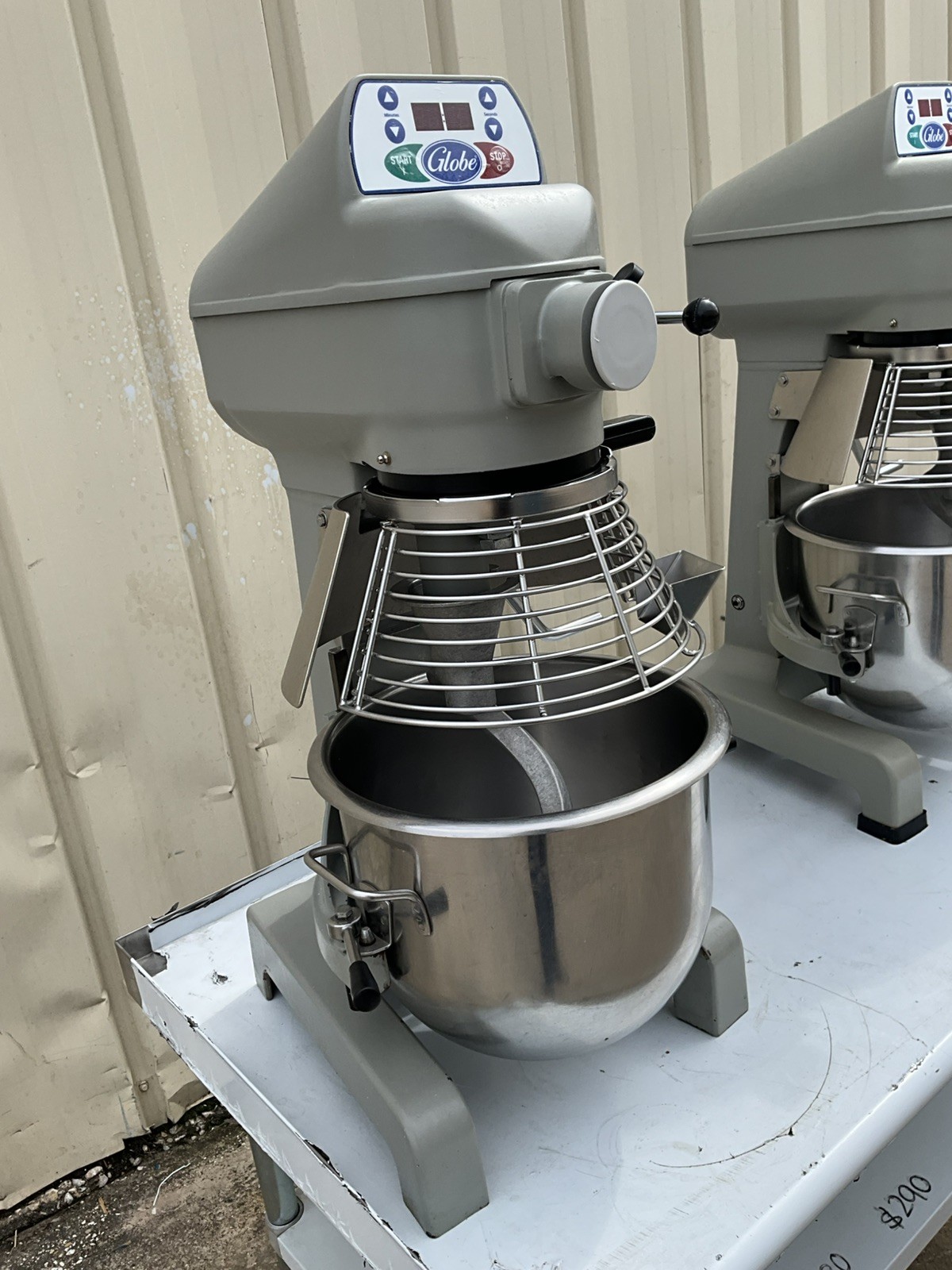 Globe SP20 20qt dough mixer bowl guard Pastry Shop Kitchen Bakery dough hook B