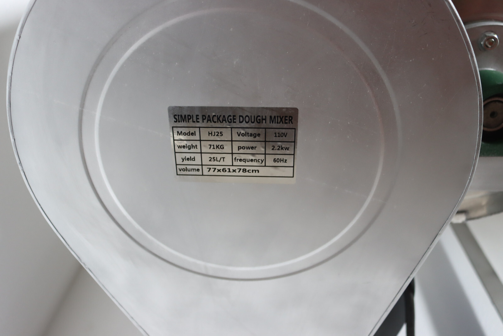 50QT Commercial Electric Dough Mixer 110V Stand Flour Mixing Machine Tilt Bowl