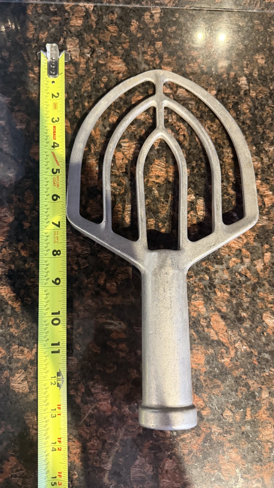 Hobart Commercial A20 12B Flat Mixing Paddle Beater / Hobart 20 QT, Ships Fast!