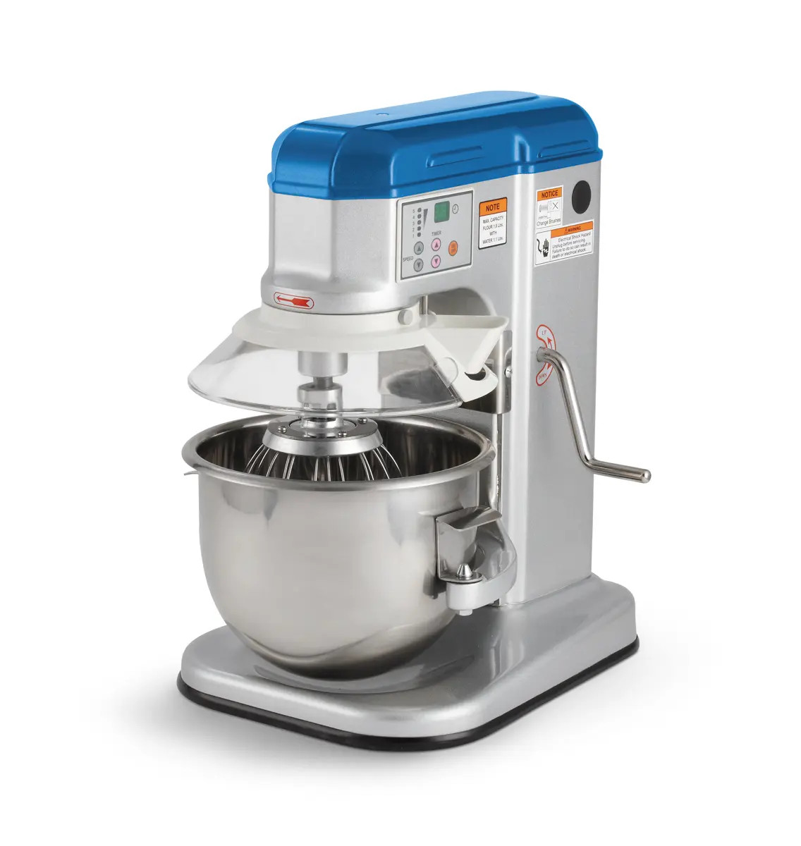 Vollrath 40755 7 Quart Dough Mixer 5 Speed Commercial w/ Hand Guard .33HP
