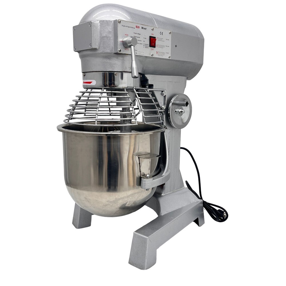 110V 20L Egg Meat Mixing Dough Mixer Dough Keanding Machine 3 Mixing Functions