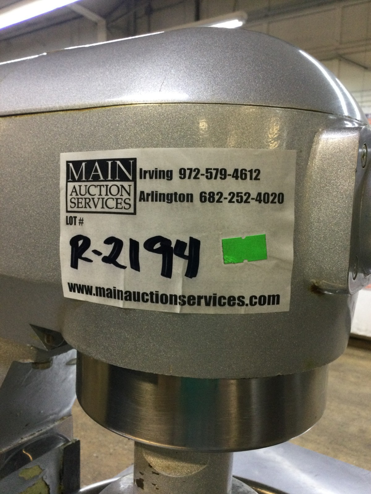 Omcan SP200 20Qt Dough Mixer With 3 Attachments