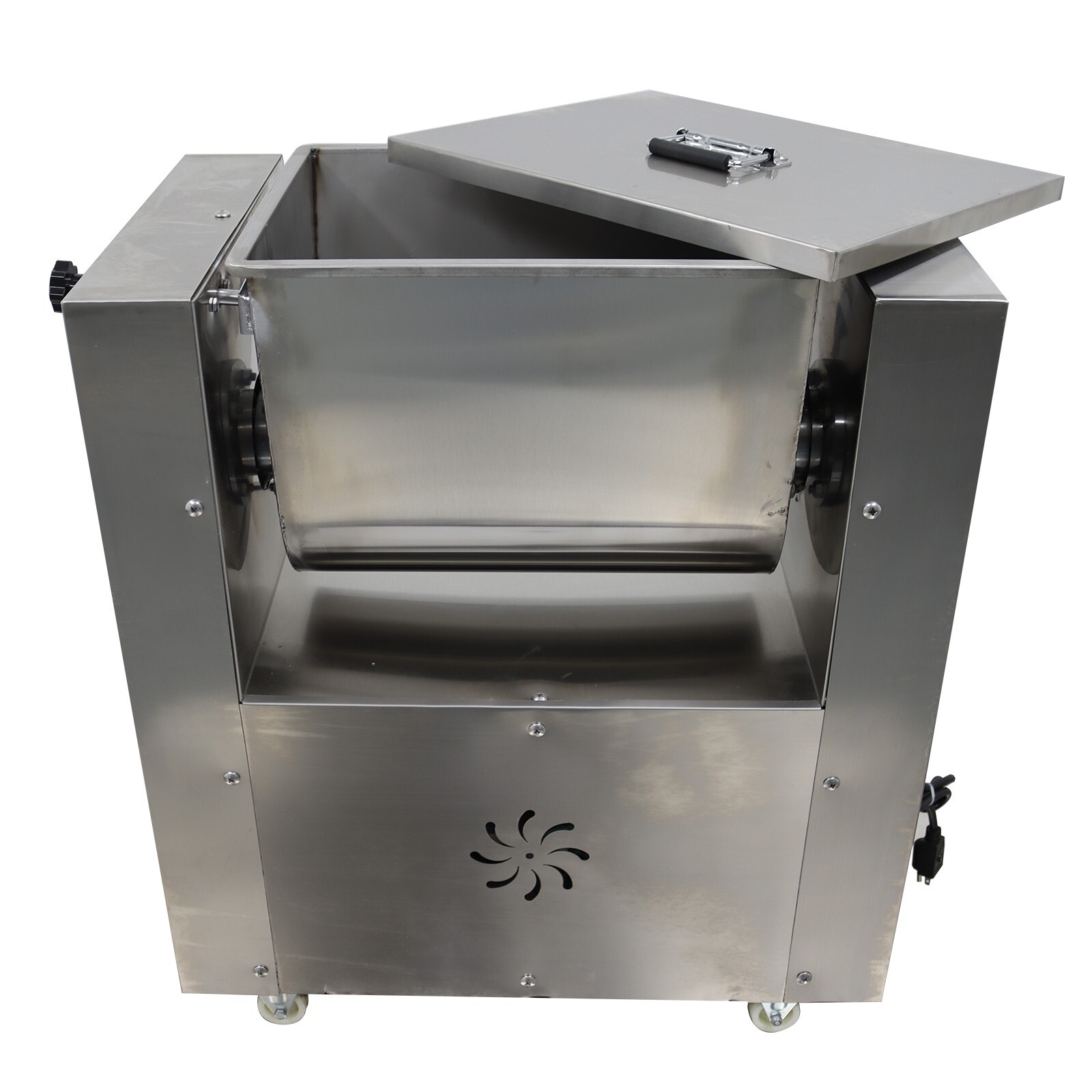 110V Commercial Electric Meat Mixer Blending Equipment with Tiltable Hopper 30L