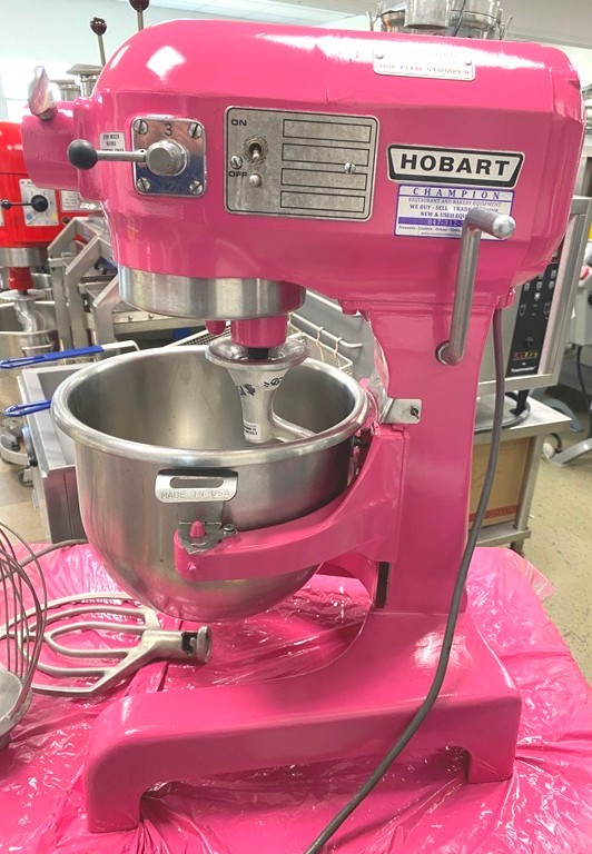 Mixers/ 12 Qt Hobart A-120 Pink 12 Qt Refurbished Bench lanetary w/t 4 Attach