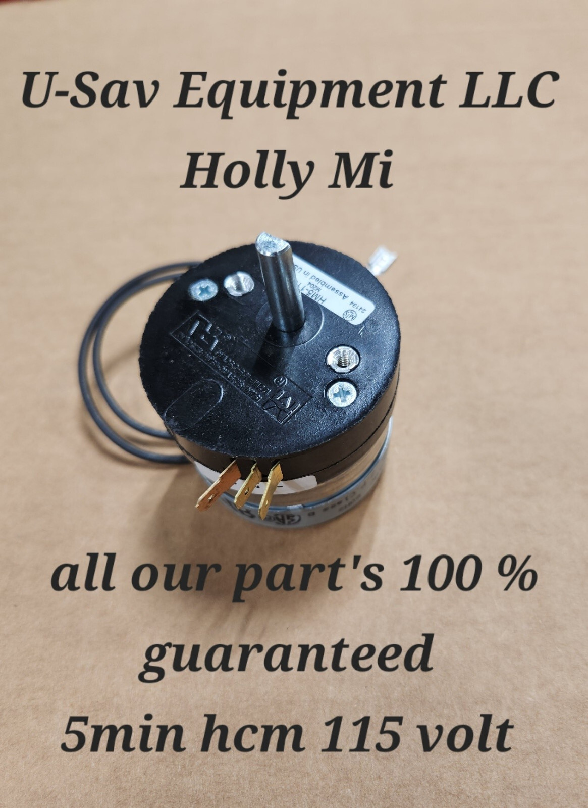 Hobart HCM450 HCM300 115-120V Electric 5 Minute Timer W Hold 294650-004-9 New