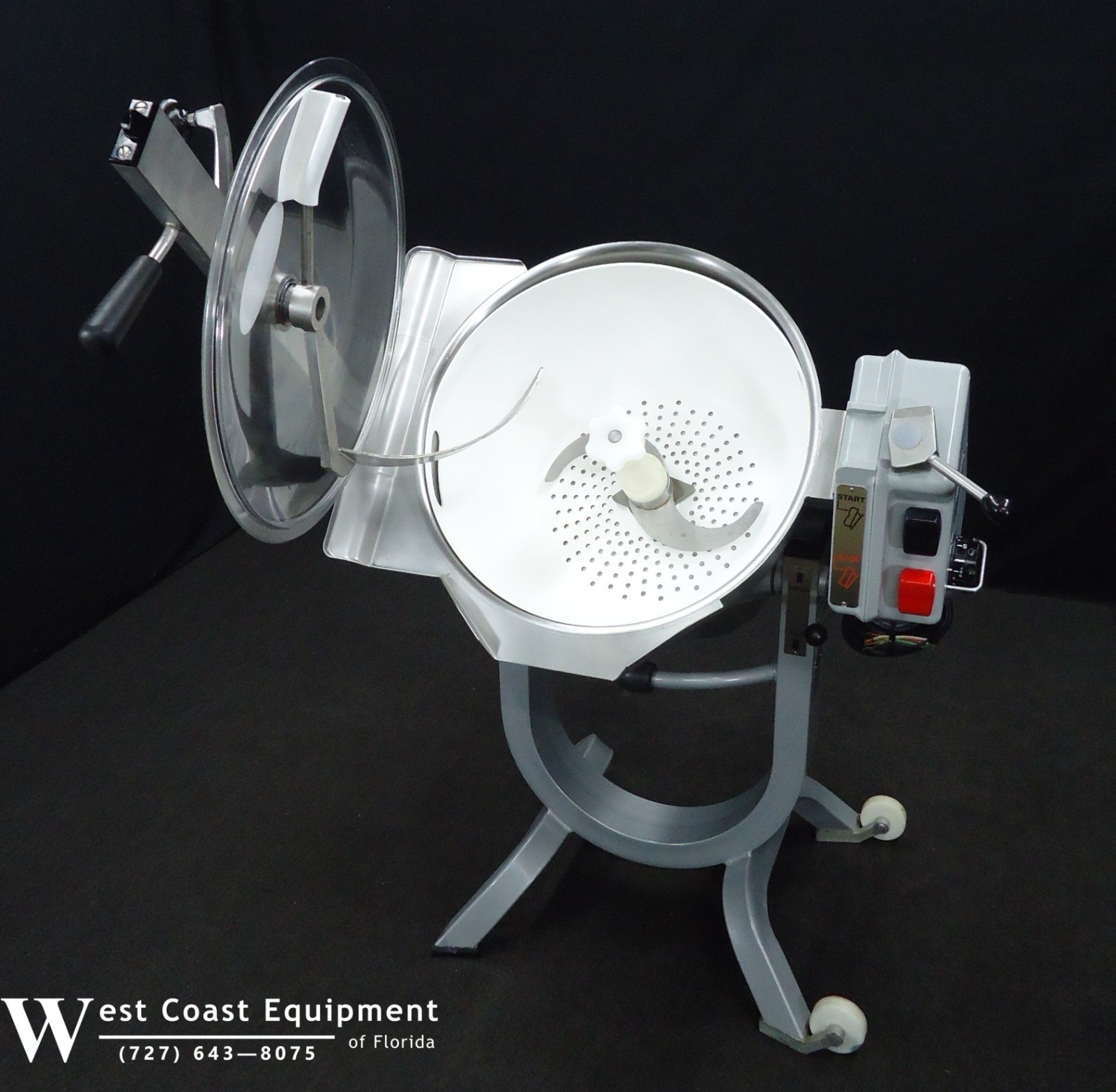 HOBART CHOPPER MIXER HCM450 230V 3 PHASE / STRAINER BASKET CHOPPER & DOUGH BLADE