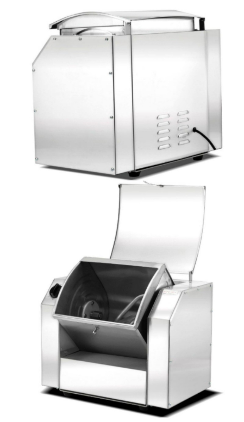 Automatic Kneading Machine Large Horizontal Stainless Steel Flour Mixer