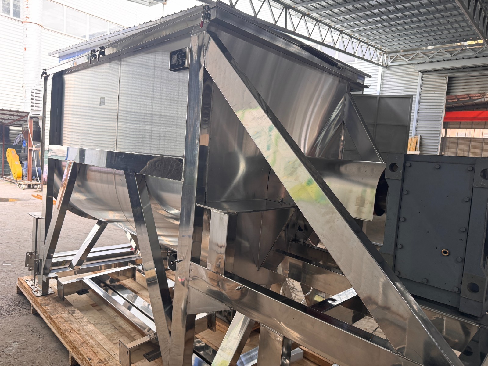 150 Cu Ft. Ribbon Blender SUS316 Food grade PTFE SEAL IN STOCK Miami Warehouse