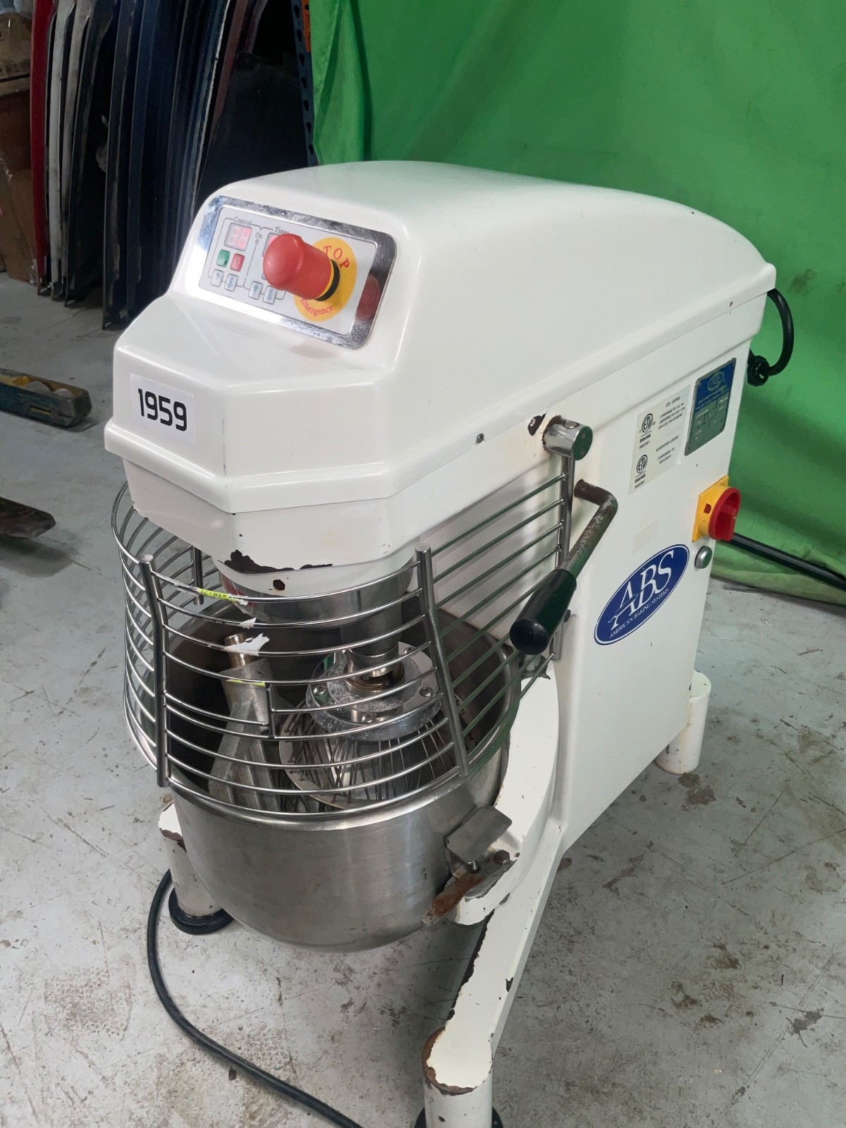 ABS American Baking Systems Planetary Mixer 20L 20 Qt Commercial Mixer 1959