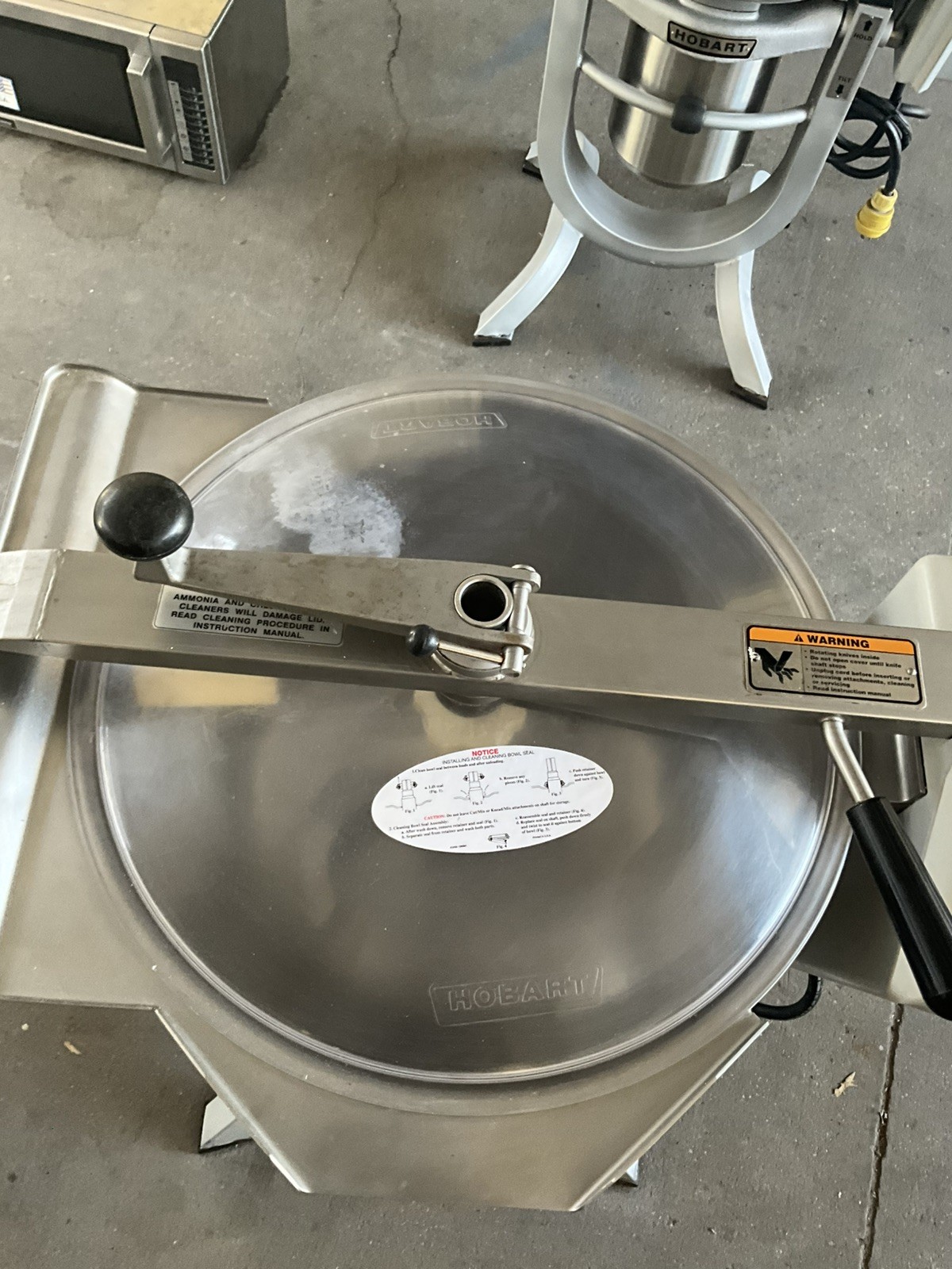 Hobart HCM450 45qt mixer slicer chopper Food processor 230Volts 3 phases B