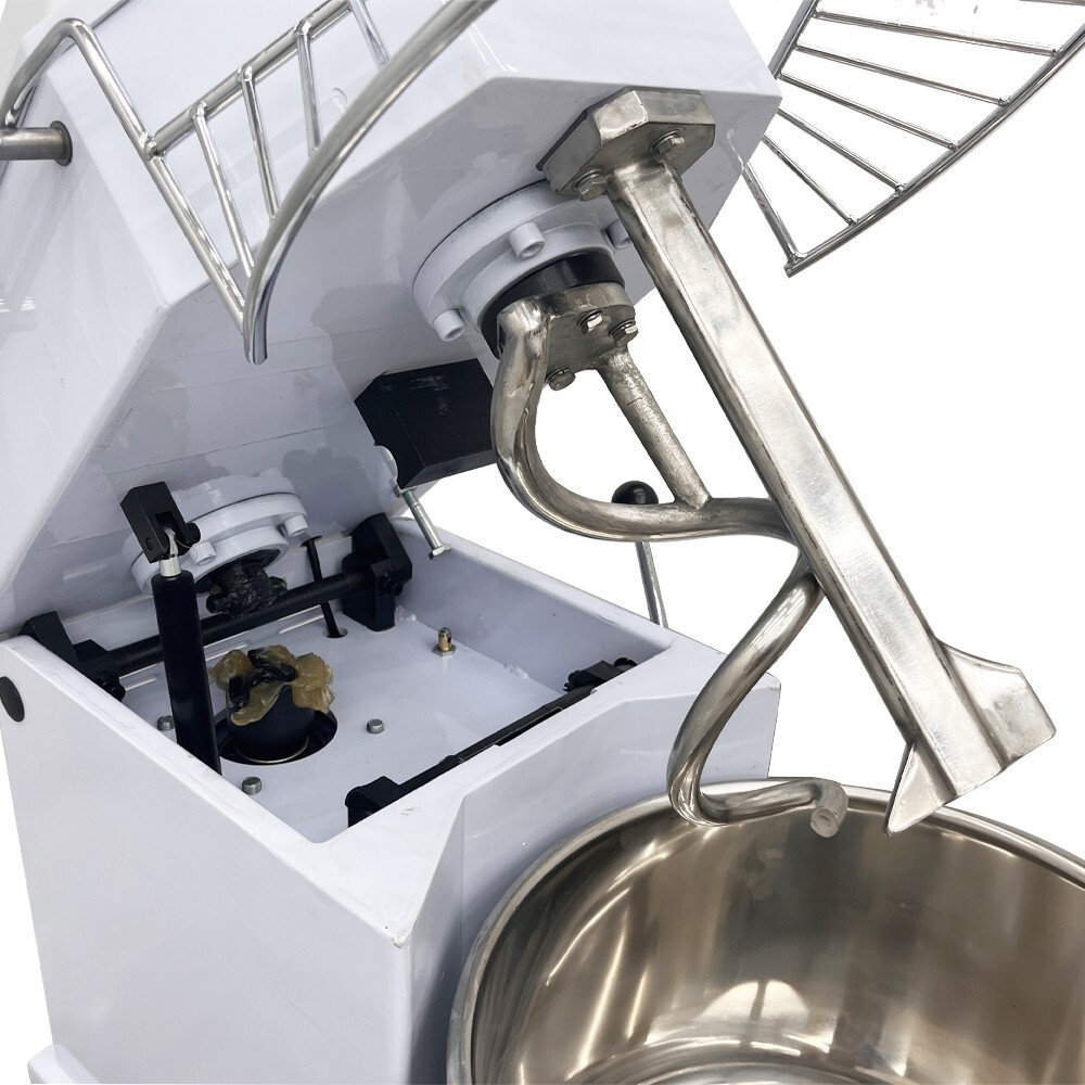110V 20L Food Mixer Machine Dual Rotating Dough Kneader Spiral Mixer156RPM