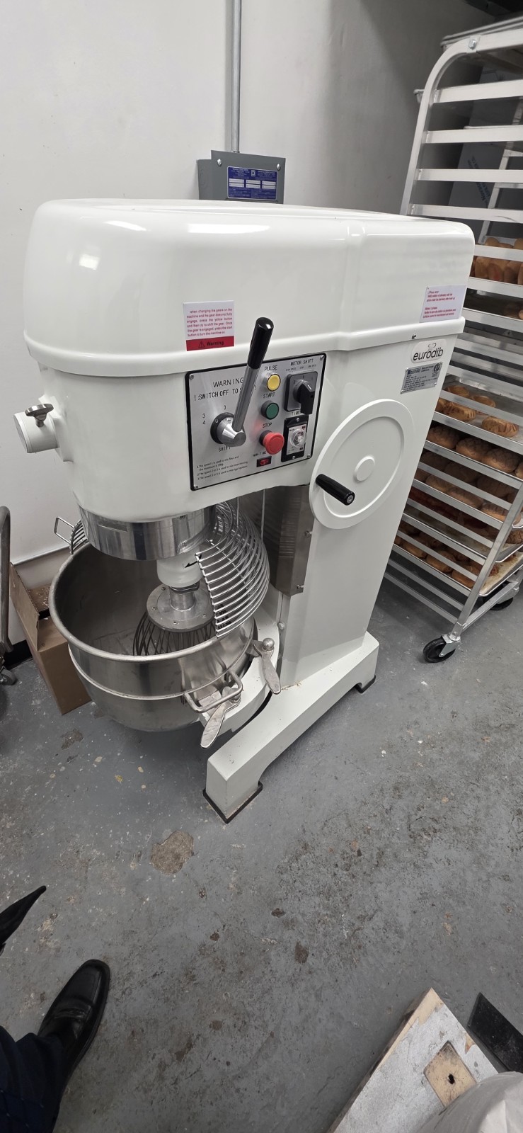 Eurodib M60A Commercial Floor Mixer 4 Speed White