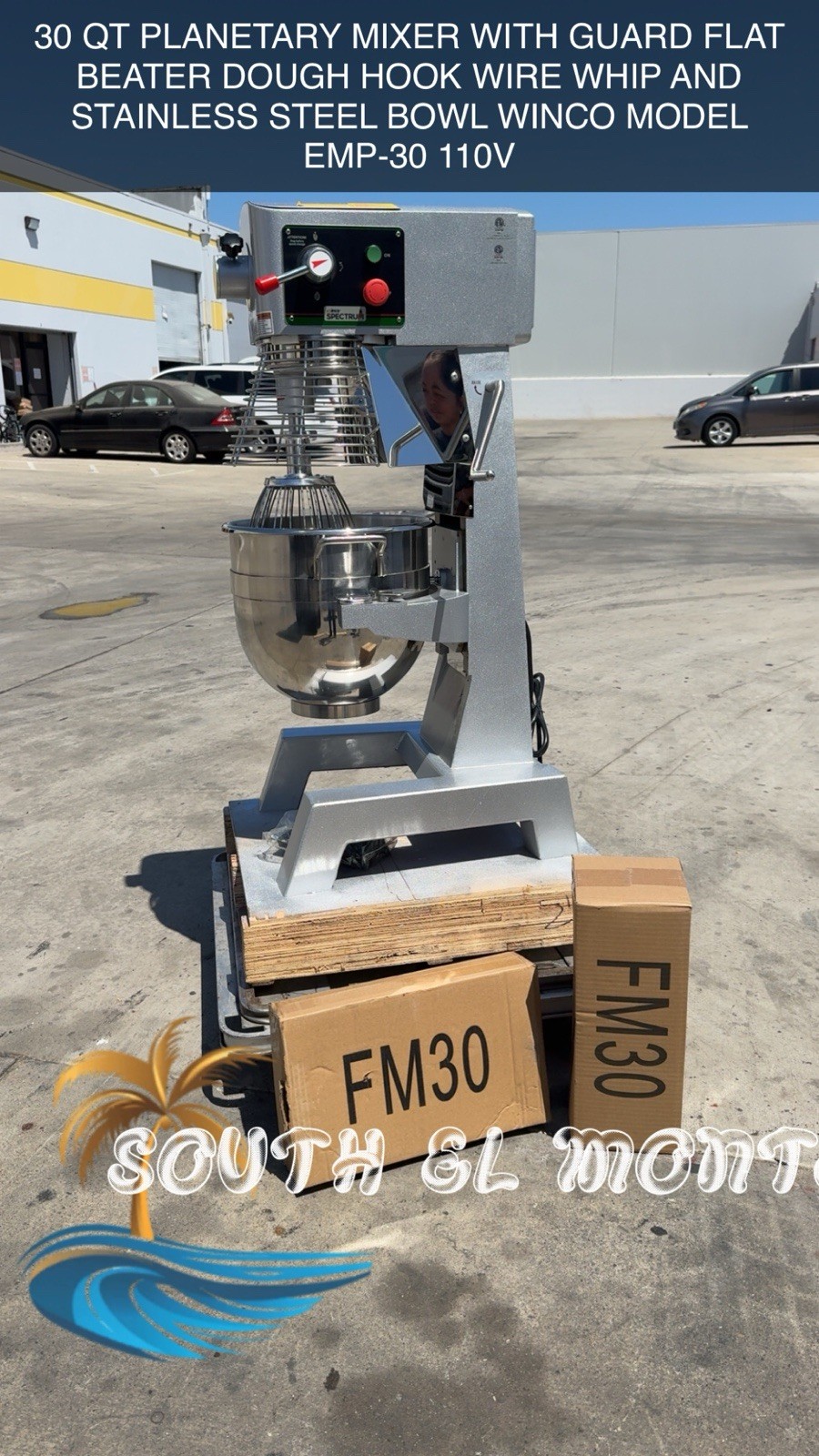 WINCO 30 QT PLANETARY MIXER NEW