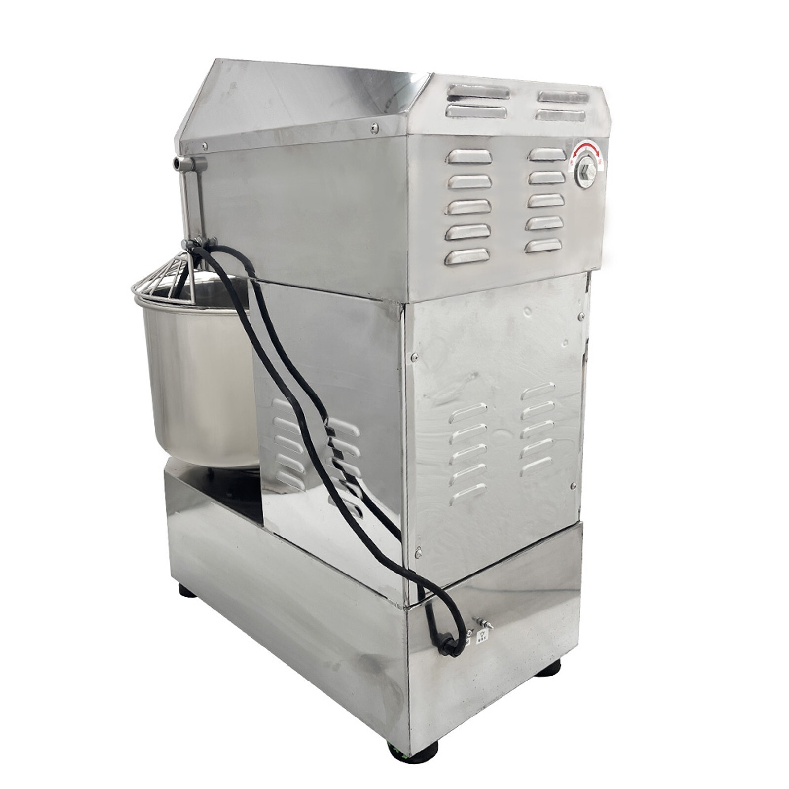 110V 30L Commercial Dough Mixer Food Preparation Double Speed Spiral Dough Mixer