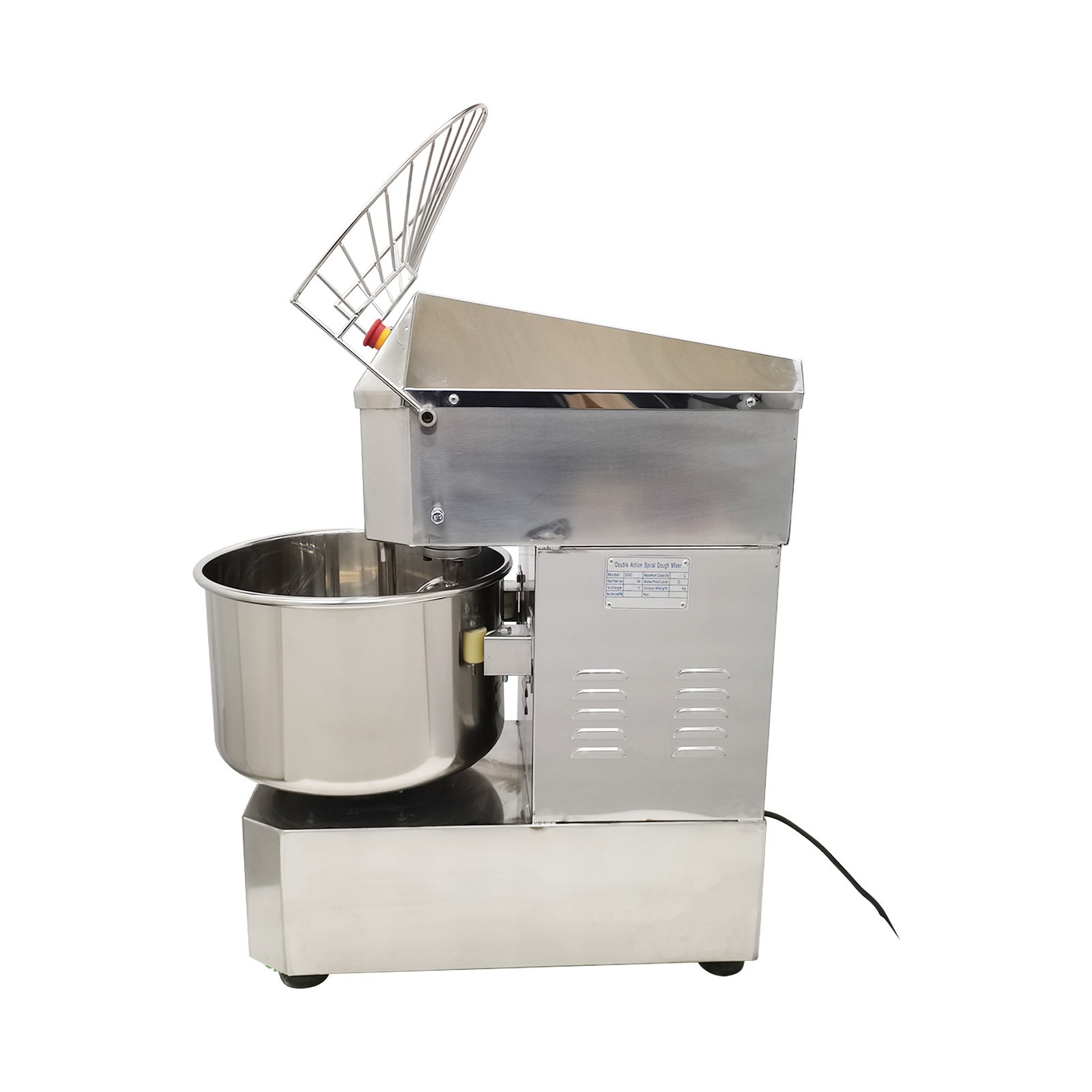Commercial 30L 110V Double Speed Double Acting Dough Mixer 1.5KW Stainless Steel