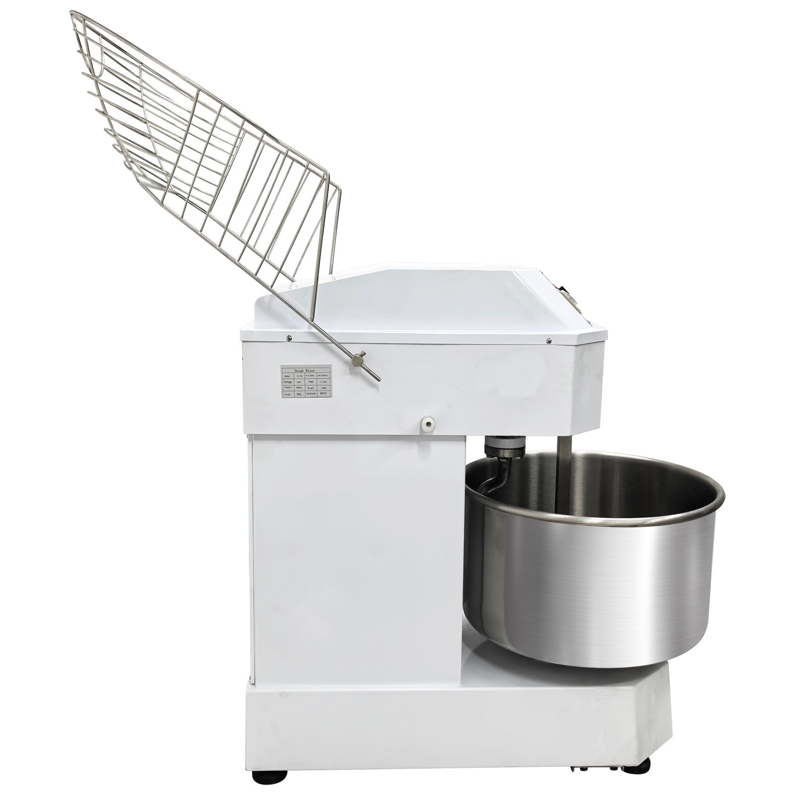 50L Dual-speed Dough Mixer 220V Variable-Frequency Kneading Mixing Machine