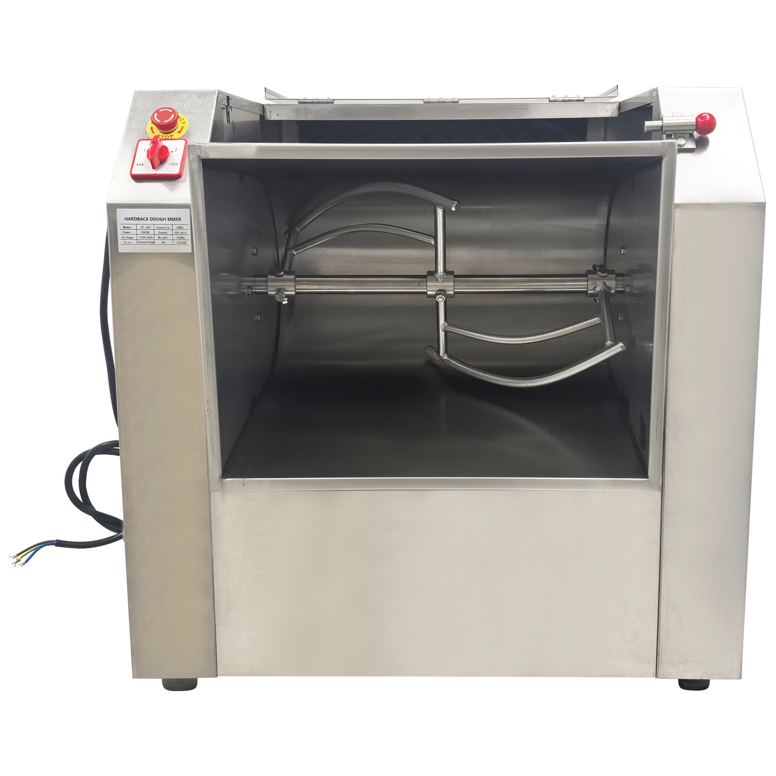 PreAsion 50KG Commercial 110V Electric Dough Mixer Mixing Machine Kitchen Equip