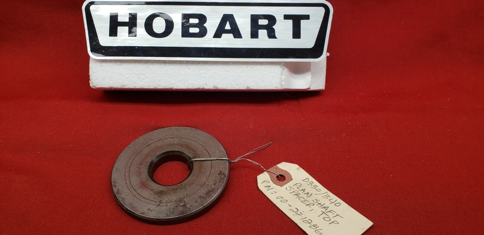 Hobart 40 Qt Mixer D330 D340 Plantetary Shaft Spacer P/N 00-271286