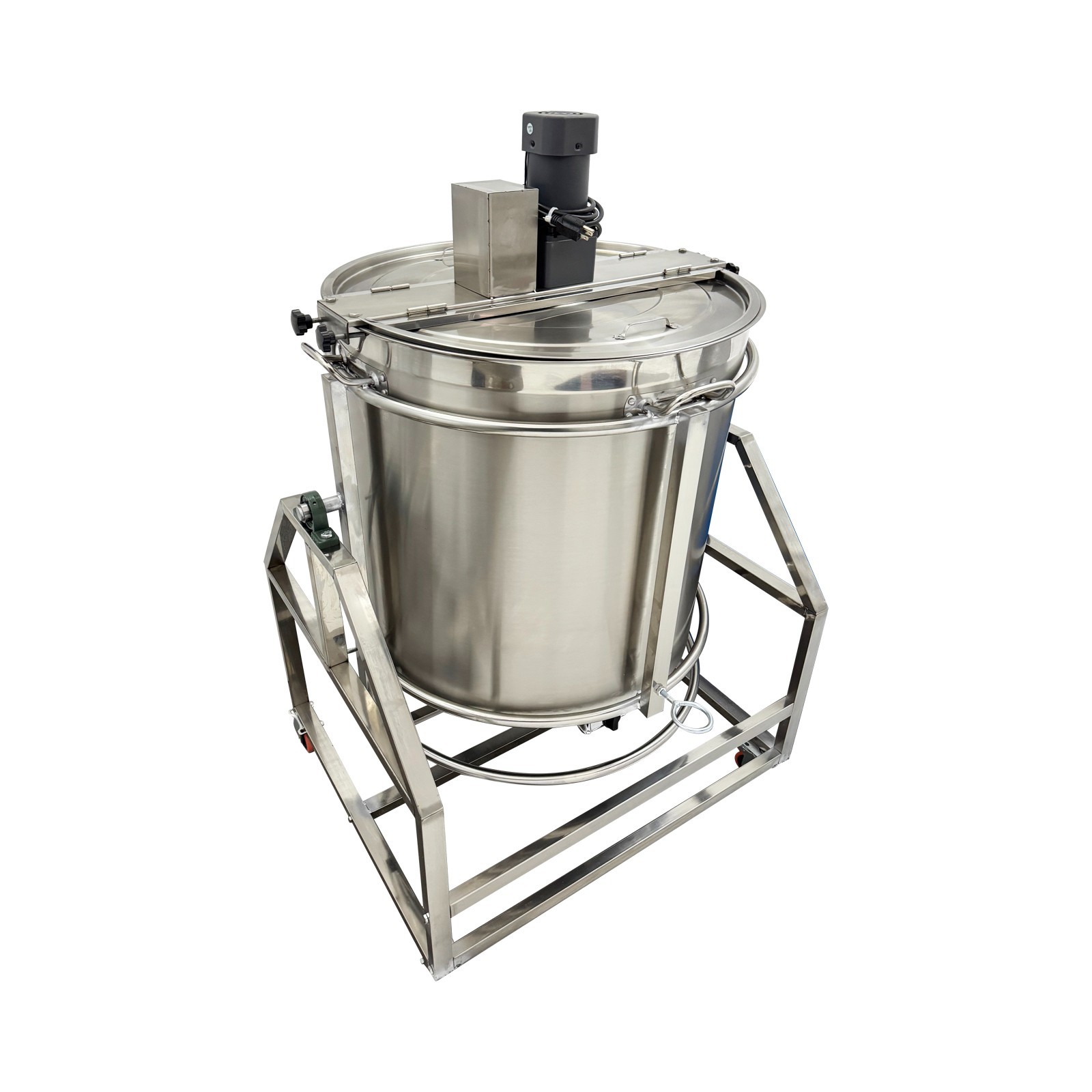 110V 50L Auto Stir-frying Natural Gas Heating Stirrer Stainless Steel Mixer