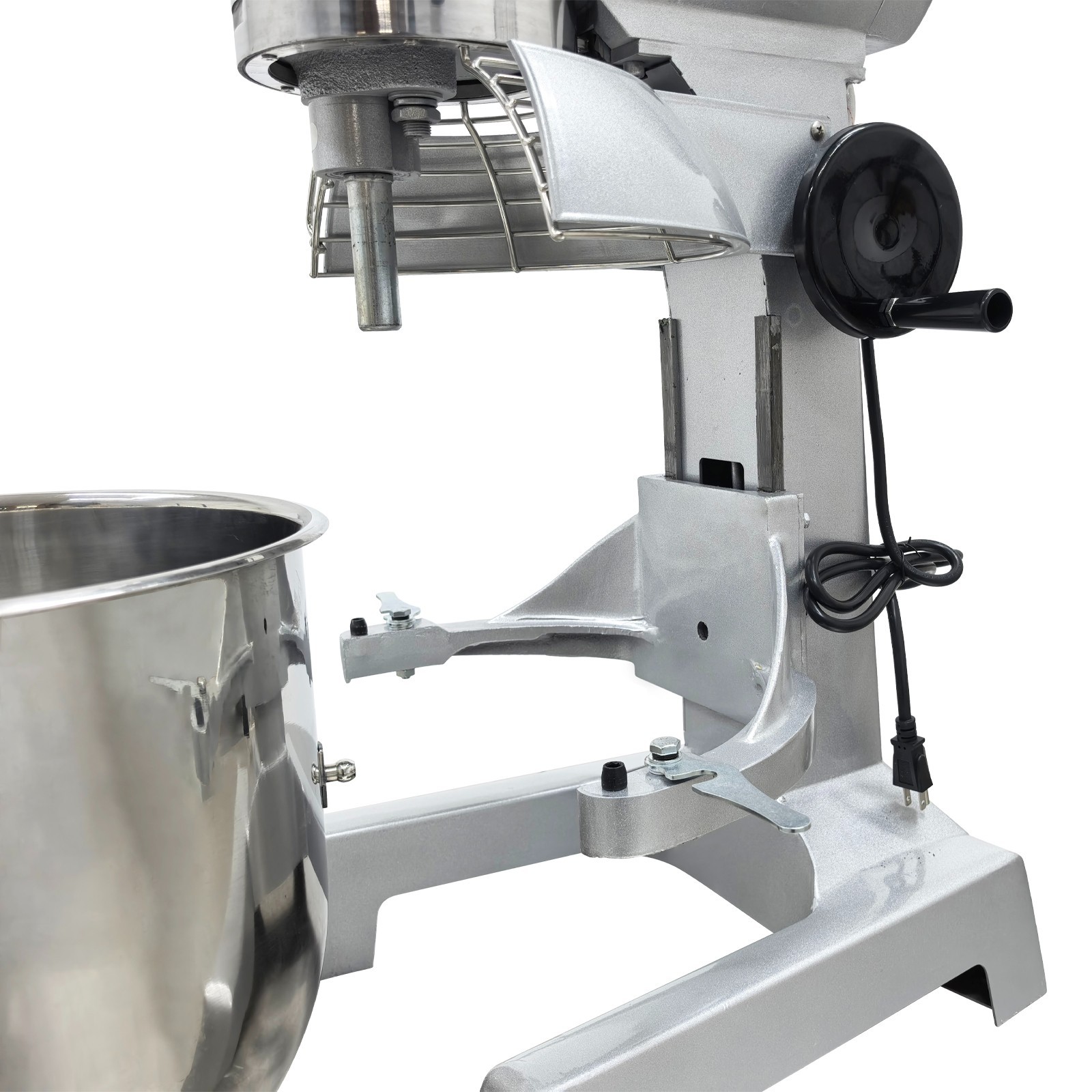 20qt Commercial Dough Mixer 110V 3-Speed Spiral Hook/ Beater Kneading Machine