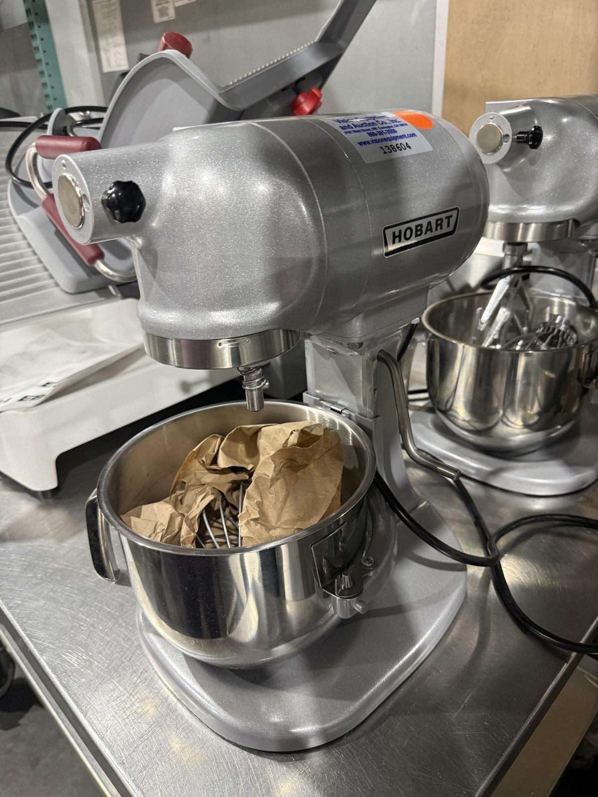 2025 HOBART N50 5QT. DOUGH MIXER W/ BOWL AND WHISK ATTACHMENT