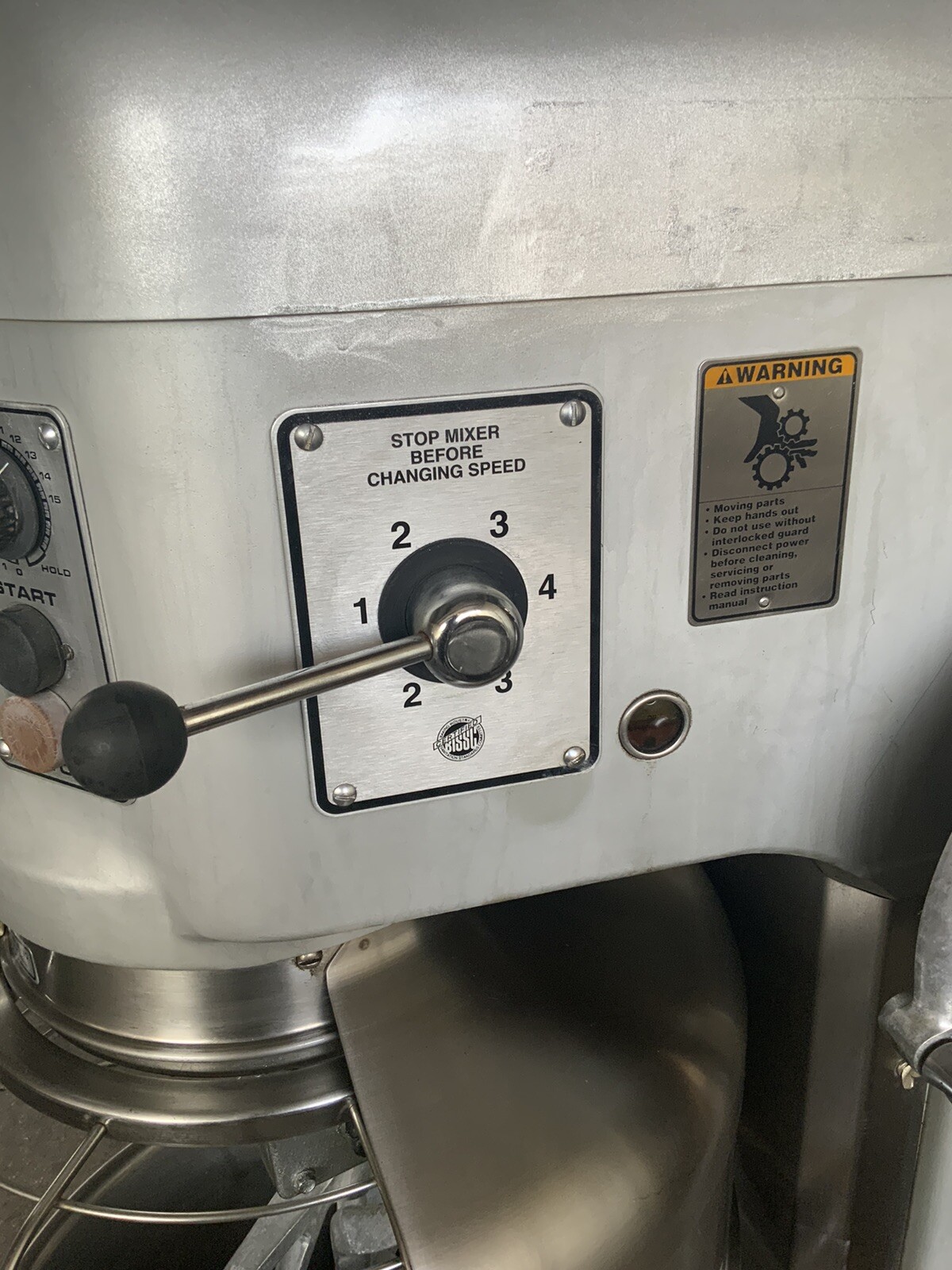 Hobart 60qt Dough mixer H600T Pizza Bakery Donut restaurant bowl guard