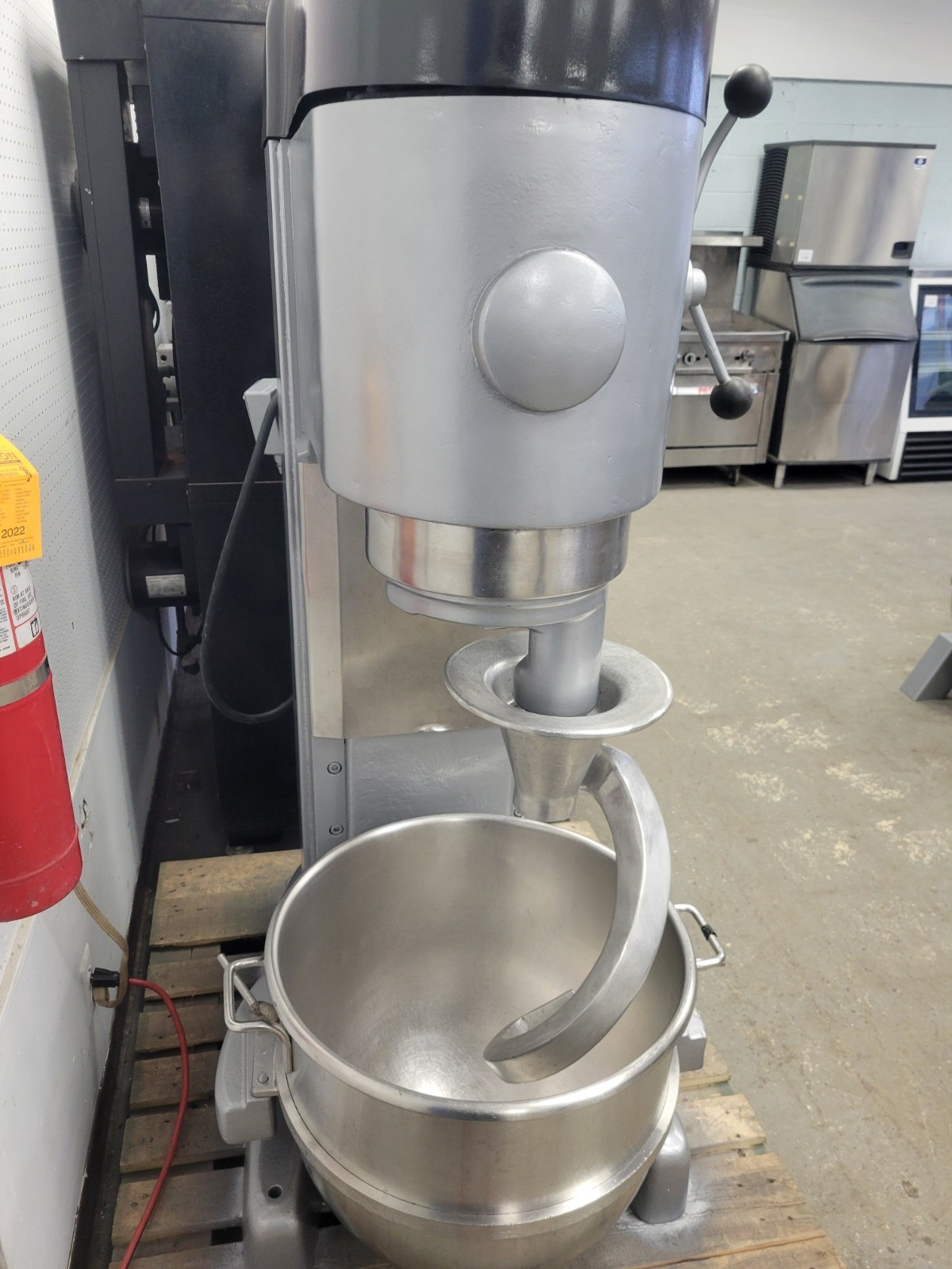 HOBART M-802 80QT PIZZA BAKERY DOUGH MIXER STEEL BOWL, HOOK 220V 3PH