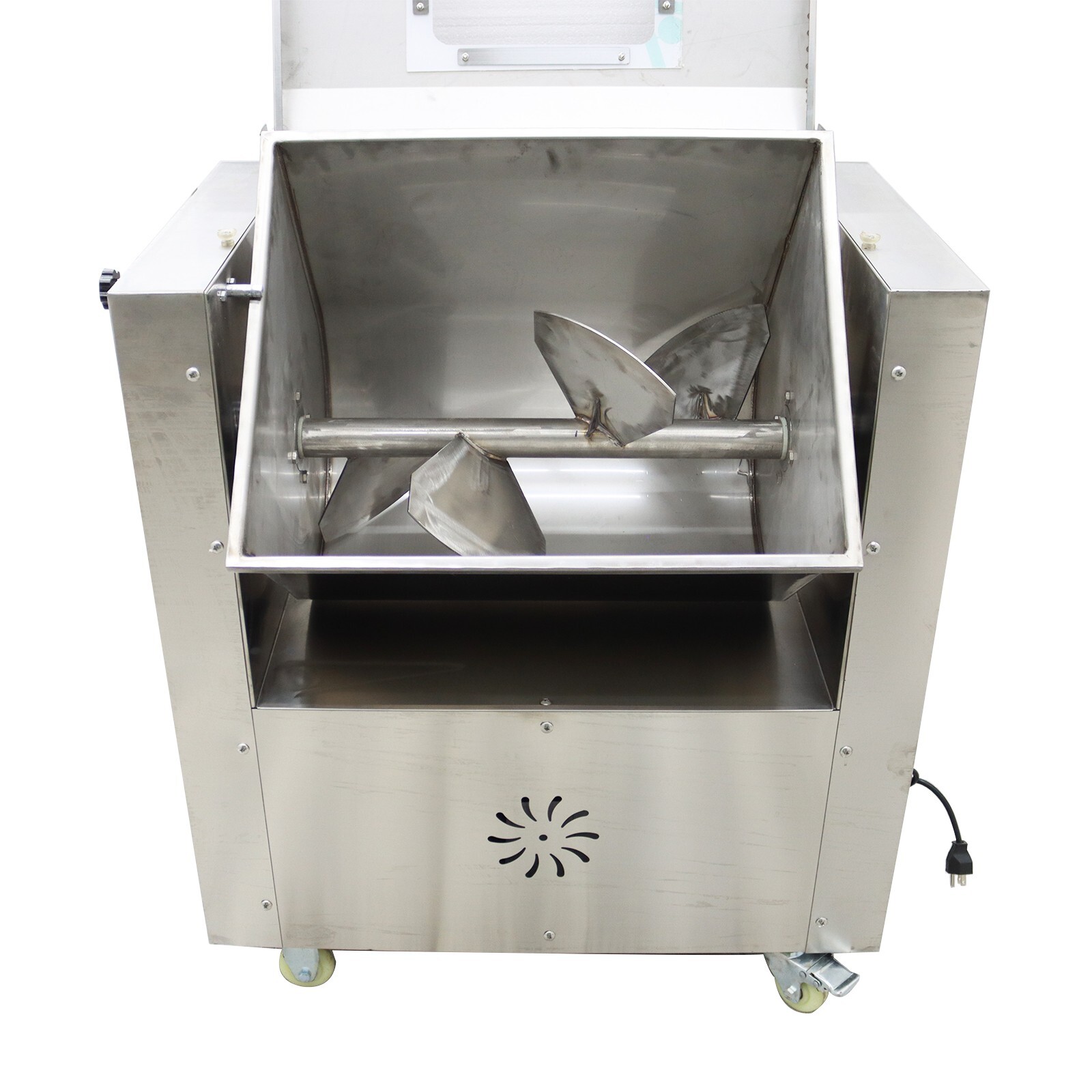 Commercial 110V Electric Meat Vegetable Mixer Blender Tilt Tank 15.8Gal Capacity