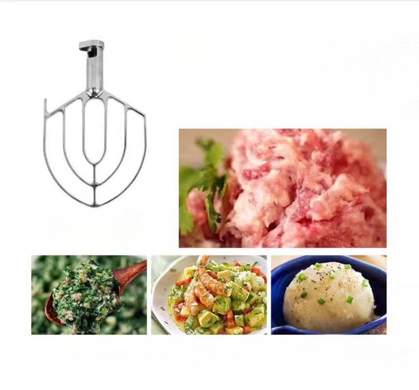 Commercial Countertop Food Mixer 10QT with Stainless Steel Bowl Safety Guard