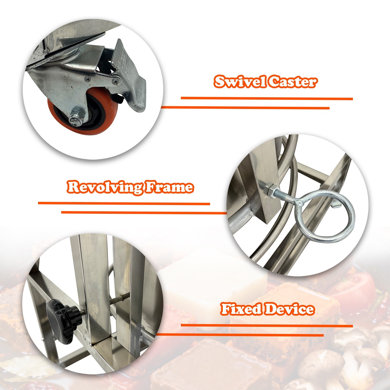 110V Electric Natural Gas Heating Stirrer Pot Hot Pot Base Stir-Frying Machine