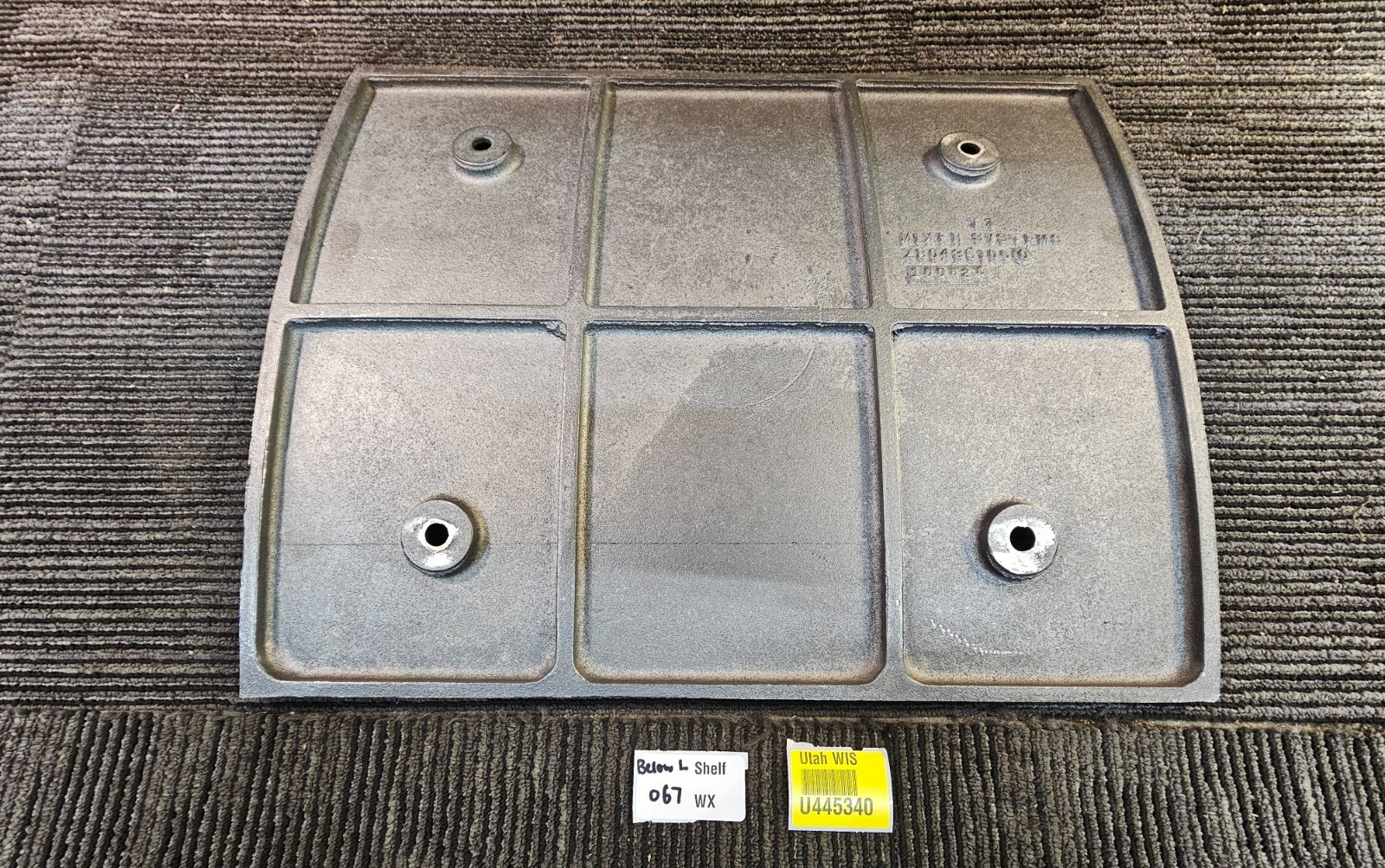 Mixer Systems ZB04351000 20.5″ x 16.5″ Concrete Mixer Wear Part Liner