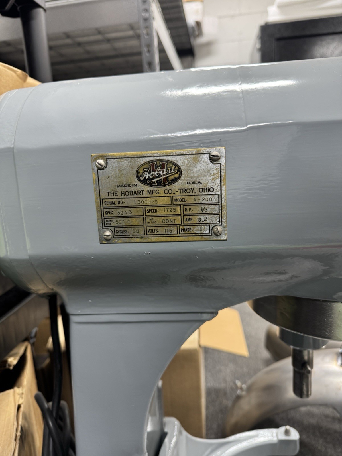 Hobart A200 Mixer 20 Quart, 3 Speed Commercial Mixer