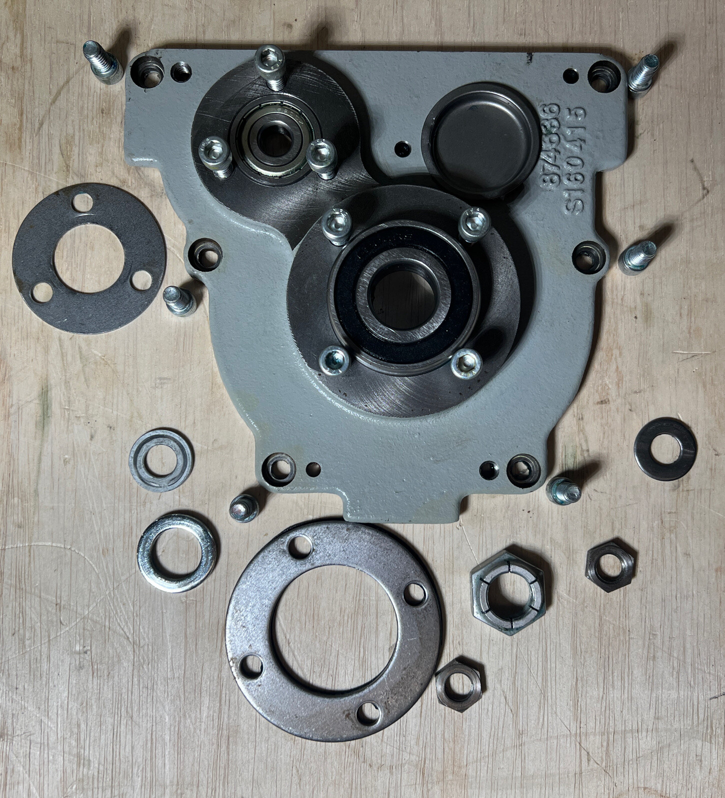 Genuine Hobart HL200 20qt Mixer Transmission & Bearing Cover Assembly