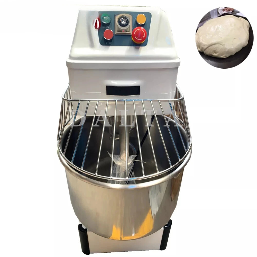 20L Double Action Double Speed Flour Mixer, 8kg Automatic Kneading Machine