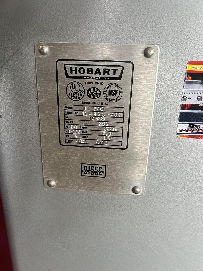 Hobart 40 Quart Commercial Planetary Mixer Used • Tested • Working