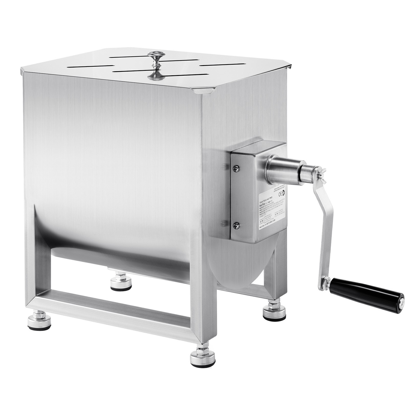 Commercial Manual Meat Mixer 60LB Meat Sausage Hand Mixing Machine Stainless