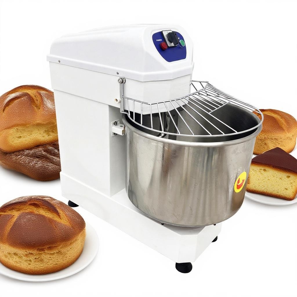 60L Commercial Double Speed Dough Mixer Bread Bakery Kitchen Flour Mixing 220V