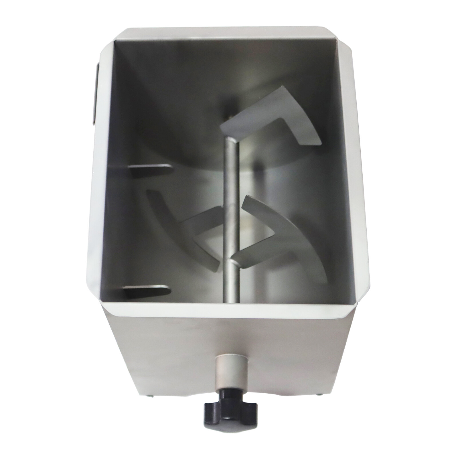 10L/20 lbs Manual Meat Mixer Stainless Steel Commercial Kitchen Meat Hopper