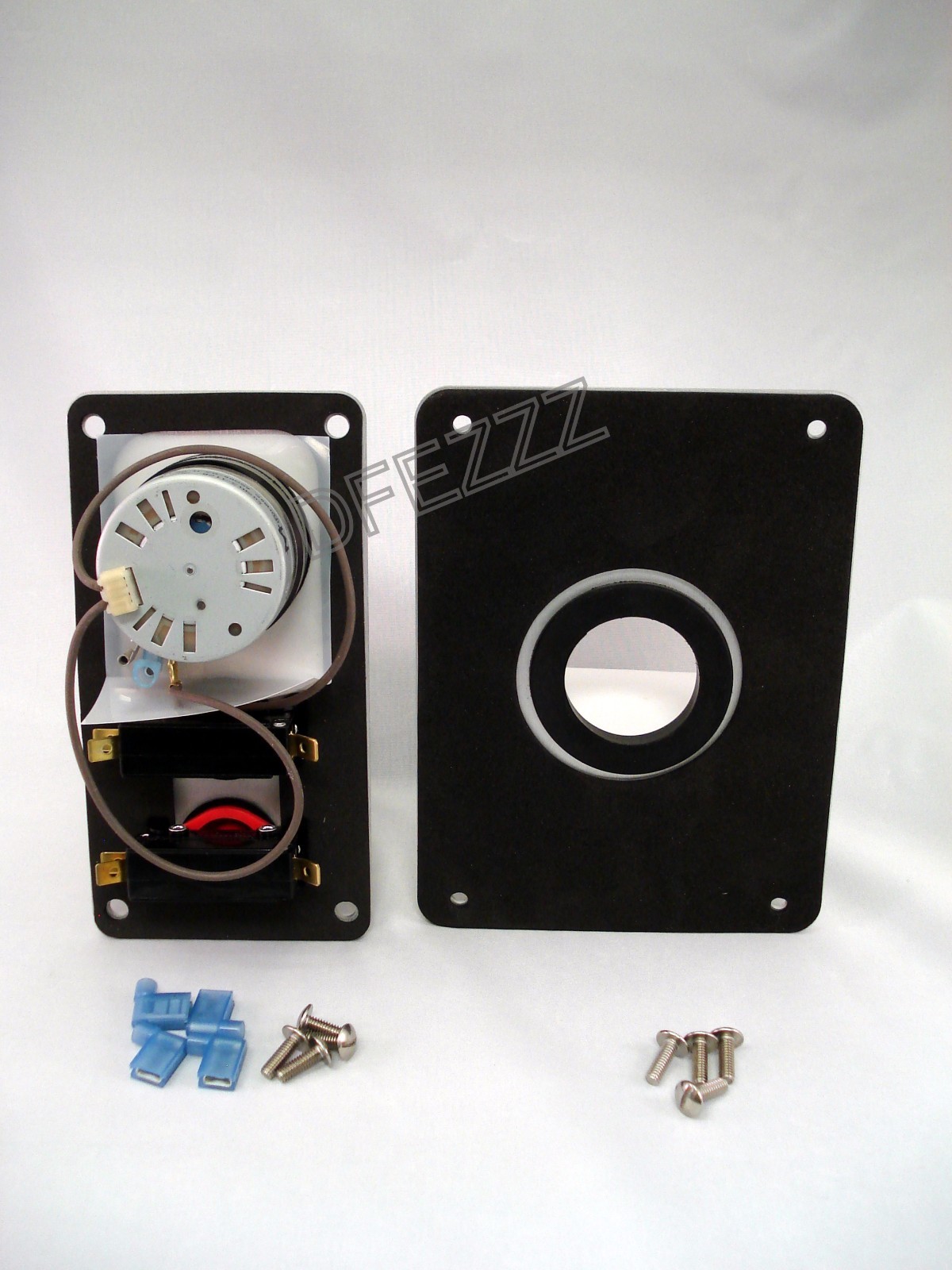 Hobart mixer (Etched) switch & timer with shifter plate part. H600T & L800T