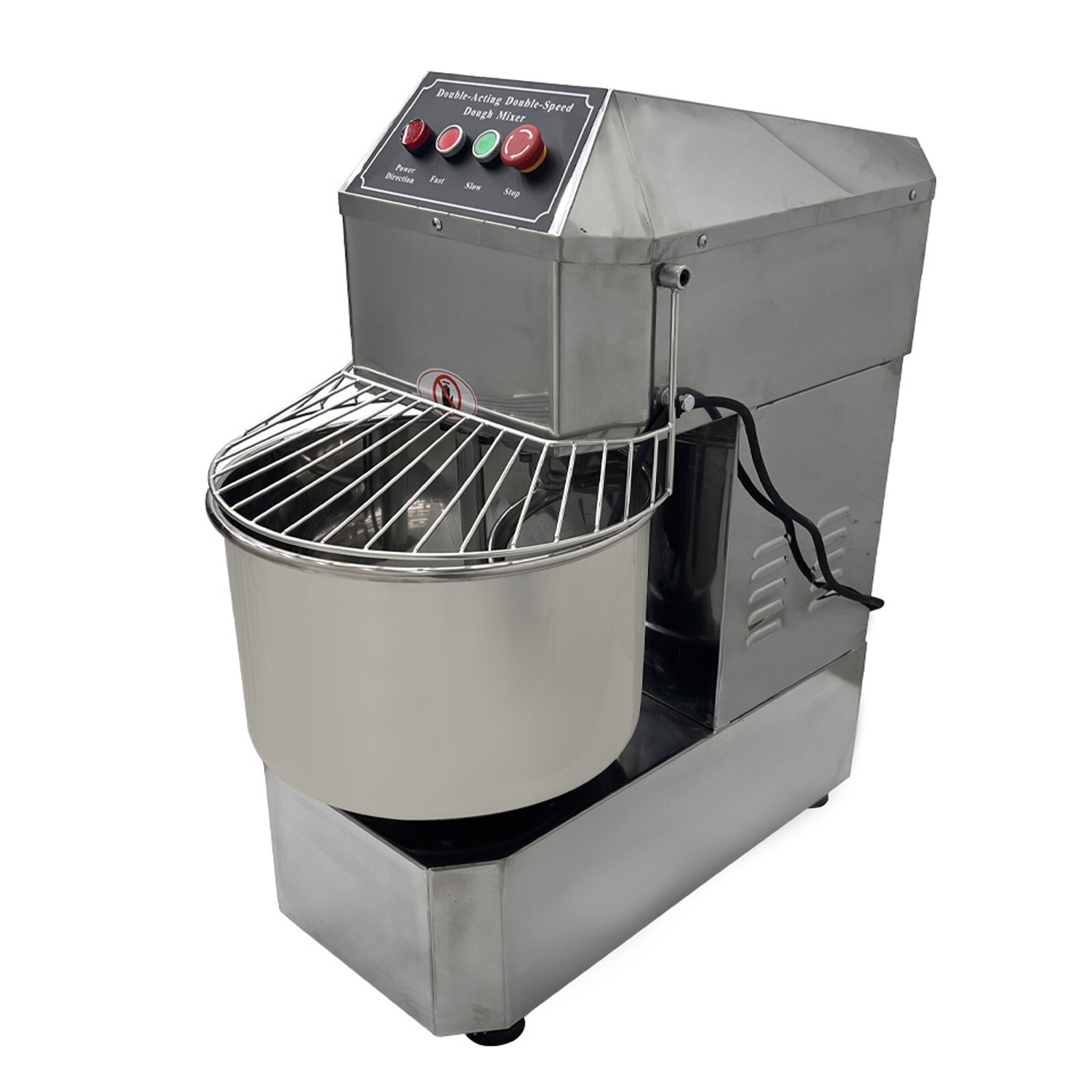 110V 30L Commercial Dough Mixer Food Preparation Double Speed Spiral Dough Mixer