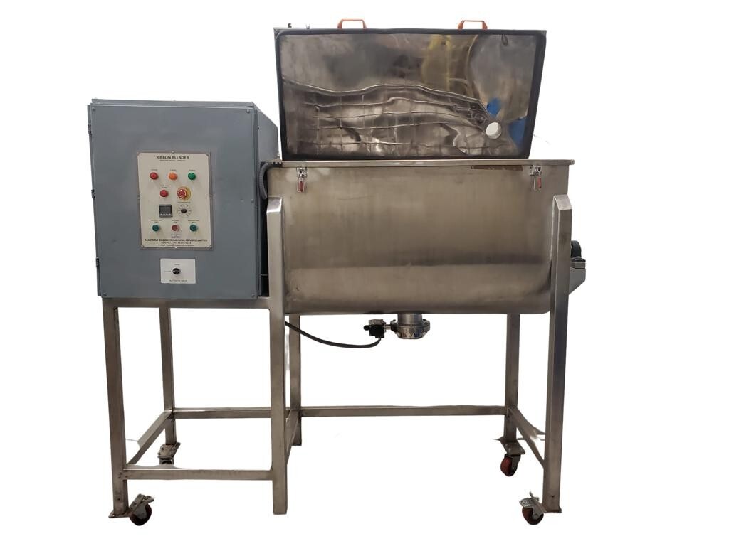 RIBBON MIXER 18CU STAINLESS STEEL