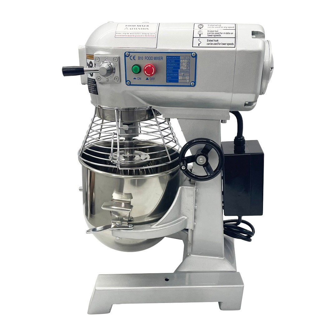 10L Flour Mixer Commercial Vertical Dough Mixer 3 Speed Flour Mixing Machine