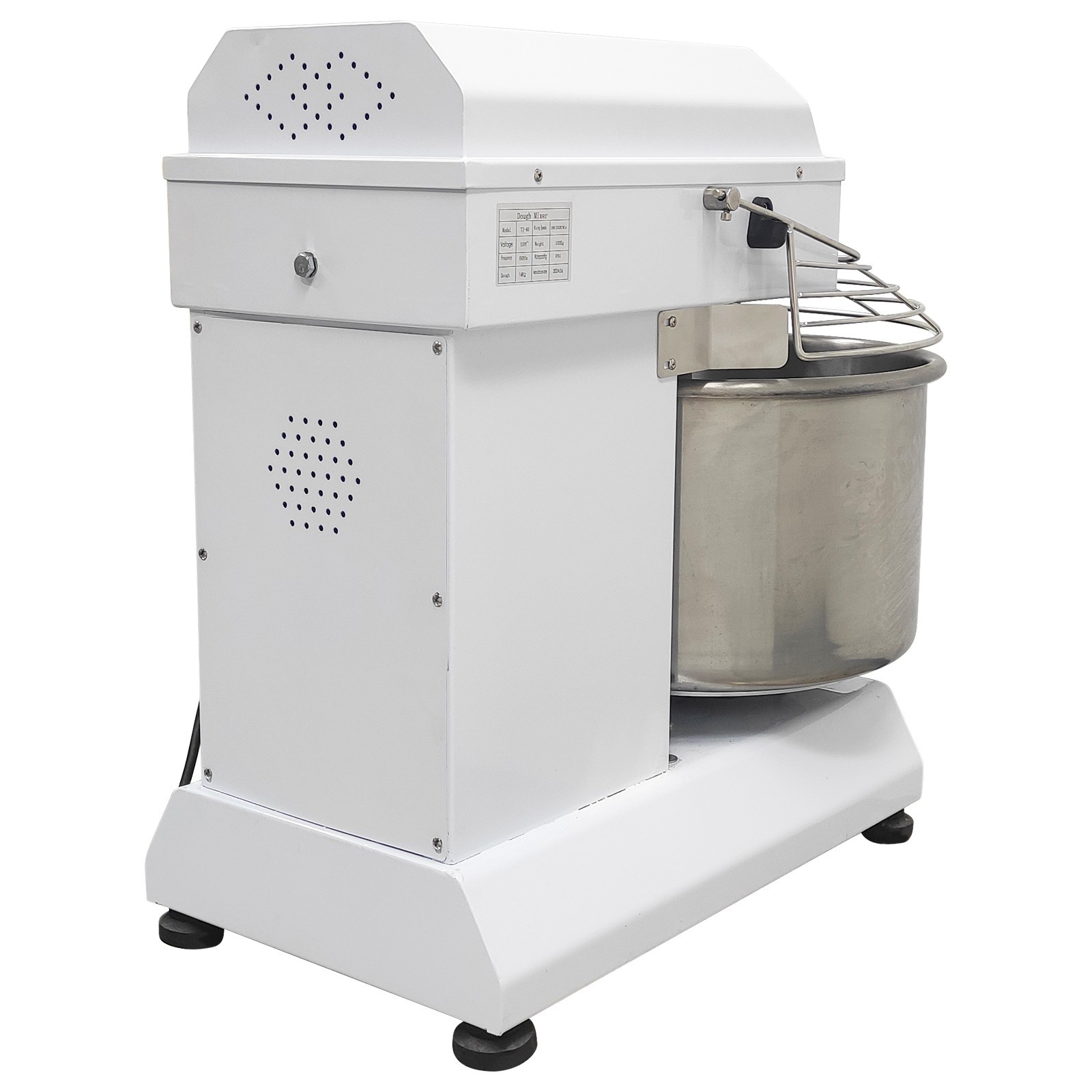 30L S/S Commercial Double-Acting Double-Speed Dough Mixer w Timer & Auto Stop