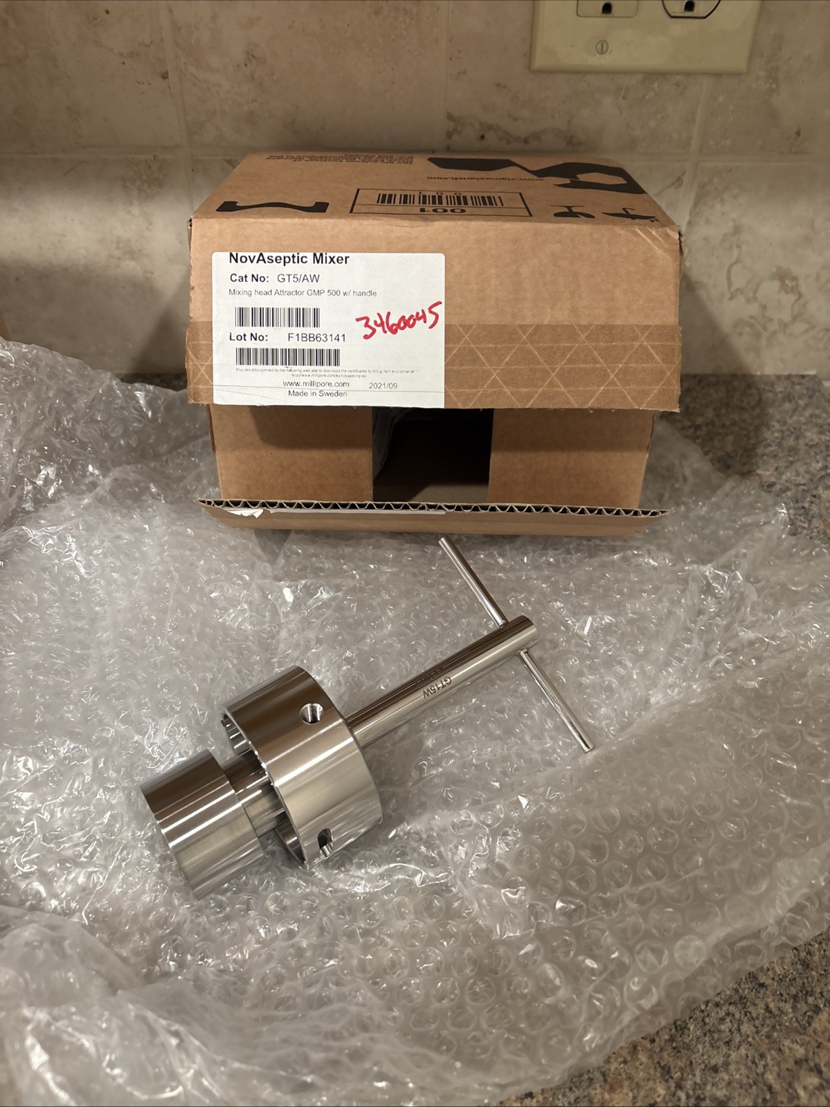 NovaSeptic Mixer GT5/AW Mixing Head Attractor GMP 500 W Handle