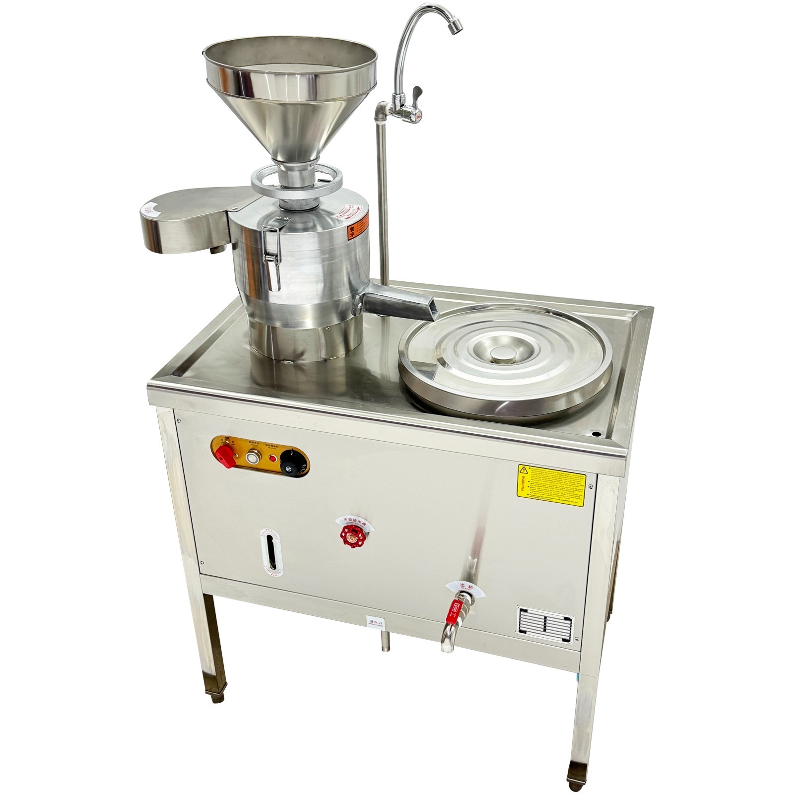 40L Multifunctional Stainless Steel Electric Heating Soymilk Machine 220V 3PH