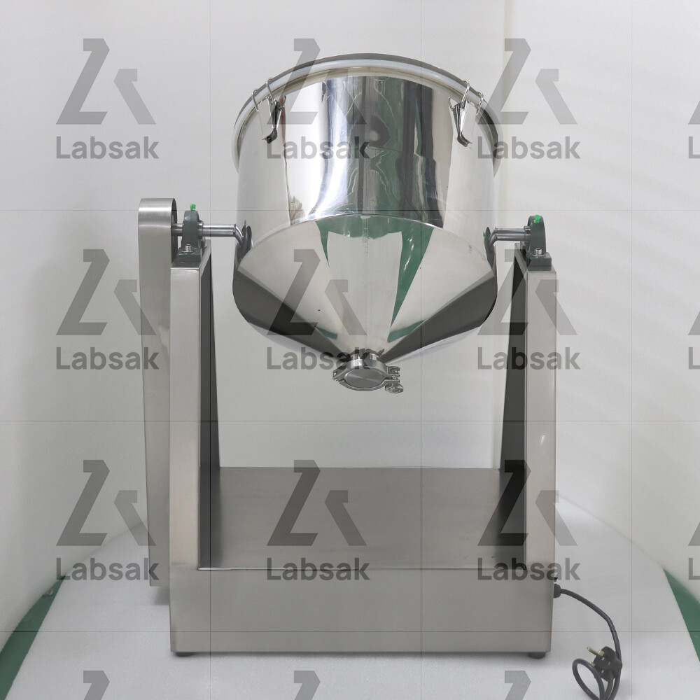 Stainless Steel Electric Dry Powder Mixer Chemical Food Blender Machine 5-20KG