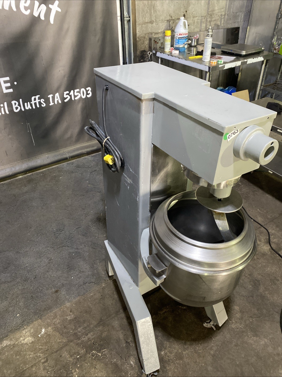 Pre-Owned Univex 30 Quart Commercial Dough Mixer Model M30 TESTED